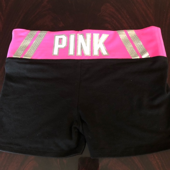 Pink victoria secret yoga shorts for women - Picture 5 of 7